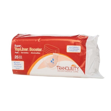 Tranquility Topliner TopLiner Super Added Absorbency Incontinence Booster Pad, 4.25in x 15in, 200PK 2060